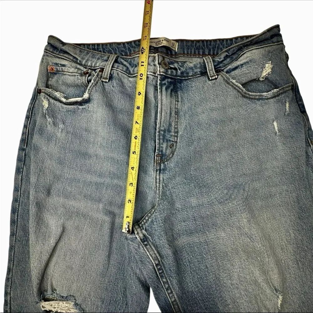 Abercrombie & Fitch Curve Love The Skinny High Rise Size 16R Waist 33 Blue Jeans - Picture 7 of 15